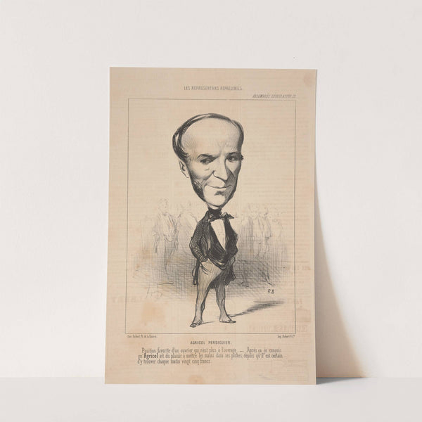 Agricol Perdiguier (1849) by Honoré Daumier
