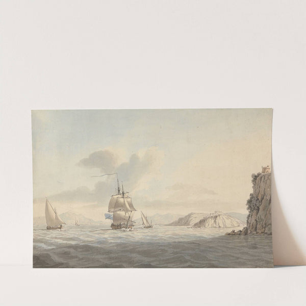 Agropoli, The Temples of Paestum, and the Bay of Salerno by Dominic Serres