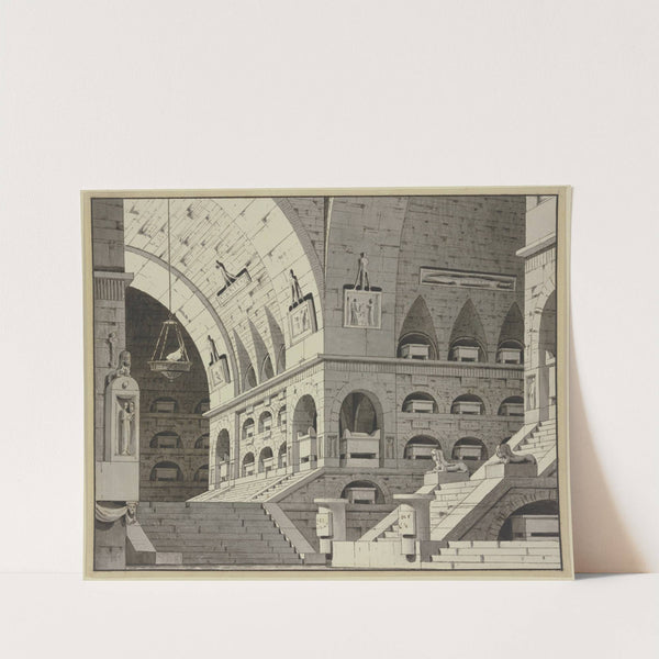 Ägyptisches Grabgewölbe mit vielen Sarkophagen by Giorgio Fuentes