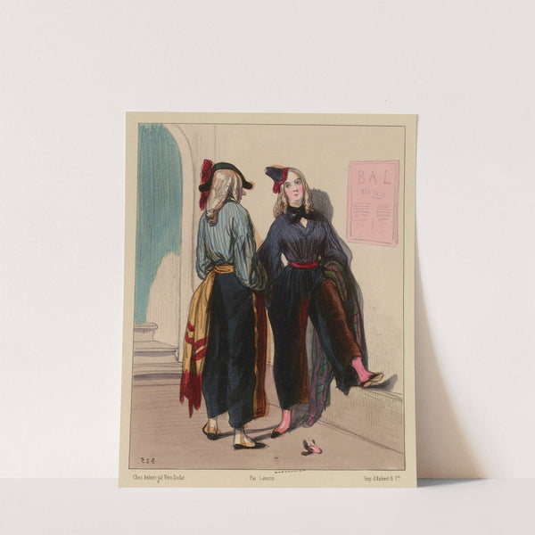 Ah Ça décidément Caroline est folle du petit anglais (1840) by Paul Gavarni