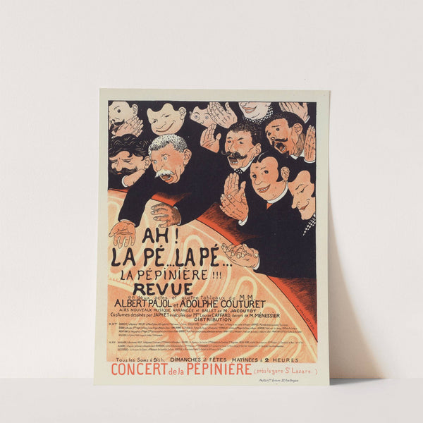 Ah! La Pé.. La Pé.. La Pépinière (1896 - 1900) by Félix Vallotton