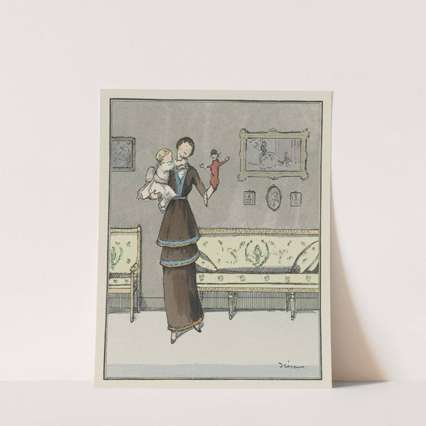 Ah ! Le Beau Guignol ; Robe d'après-midi de Doucet. by Jacques Drésa