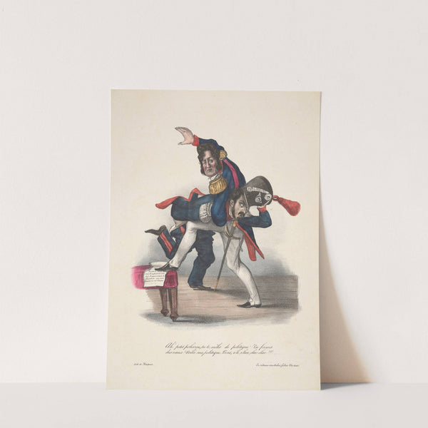 Ah! little rascal, you are meddling in politics! (1830) by Charles Philipon