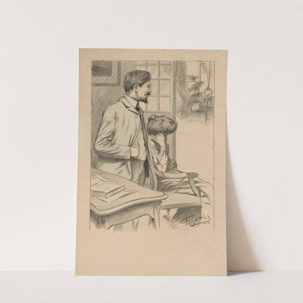 Ah parlons en de ta dot, de l’argent que ton père a gagné aussi salement (1904) by Fernand Louis Gottlob