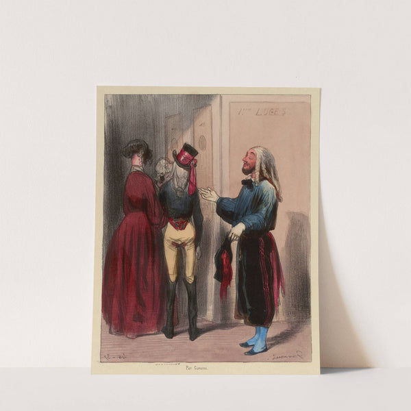 Ah Qu’il est beau (1840) by Paul Gavarni