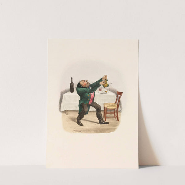 Ah scélérate de poire pourquoi n’es tu pas une vérité (1832) by Charles-Joseph Traviès de Villers