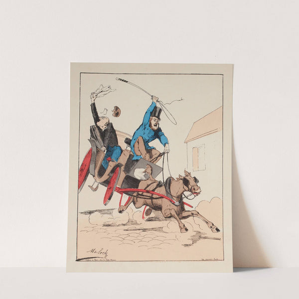 Ah Vieux birbe, vieux grigou, tu ne veux pas me prendre à l’heure, … by Moloch (Alphonse Hector Colomb)