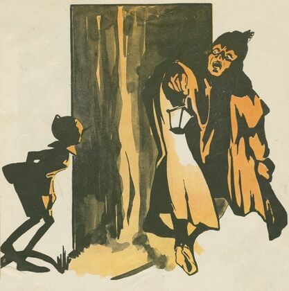 ‘Ah, you little thief!’ said the farmer in an angry voice. (1925)