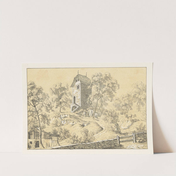 Aha. Od. Untere Burg von Sarnen (1840-1844) by Johann Friedrich Wagner