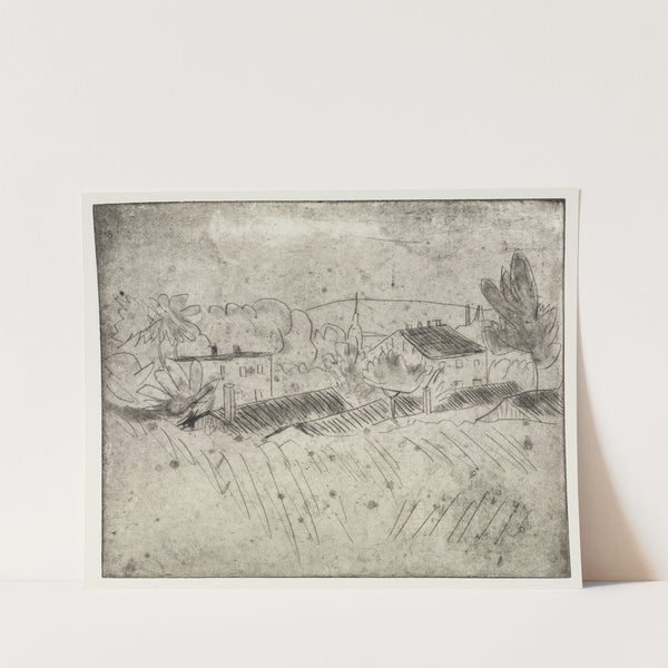 Ährenfeld und Gärtnerei, Golberode (1910) by Ernst Ludwig Kirchner