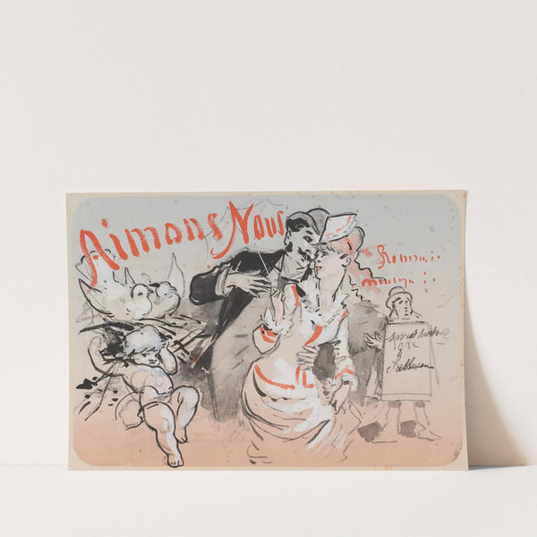 Aimons Nous (1870–80) by Jules Chéret