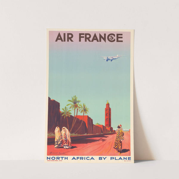 Air France – North Africa by plane by Maurice Guiraud-Rivière