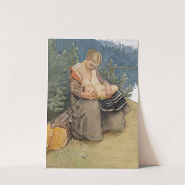 Äiti Ja Lapsi (Mother And Child) by Akseli Gallen-Kallela