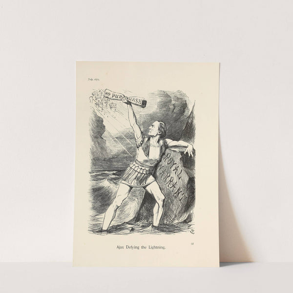Ajax Defying the Lightning by Sir John Tenniel
