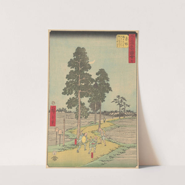 Akasaka (1855) by Andō Hiroshige