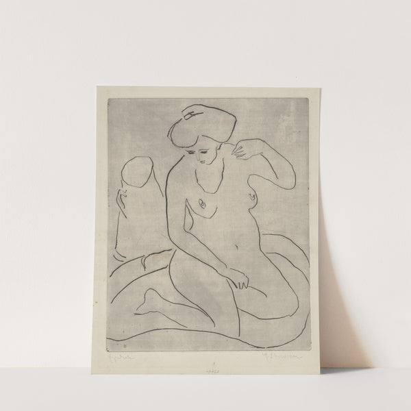 Akt (1909) by Ernst Ludwig Kirchner