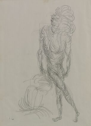 Akt In Geschraubter Bewegung (Nude In Spiralling Movement)