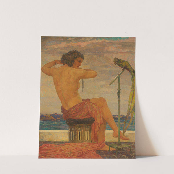 Akt mit Paradiesvogel (ca 1908) by Hans Unger