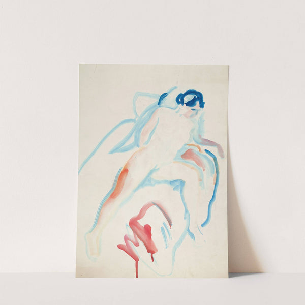 Akt på sengen (1919-1924) by Edvard Munch