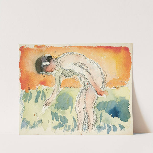 Akt som bøyer seg (1926-1927) by Edvard Munch