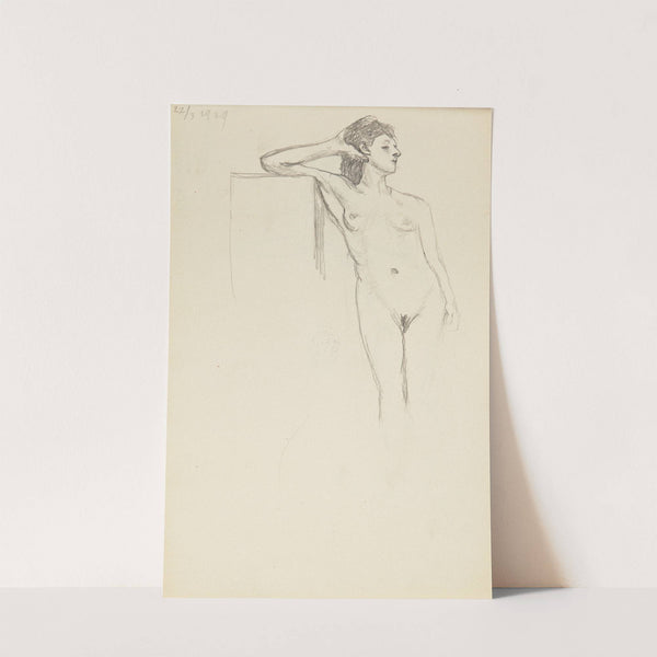 akt stojącej kobiety (1909) by Adolf Sternschuss