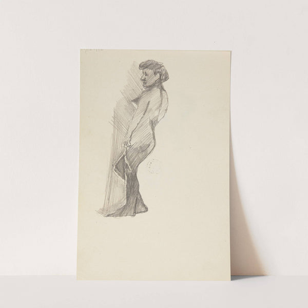 akt stojącej kobiety (1908) by Adolf Sternschuss