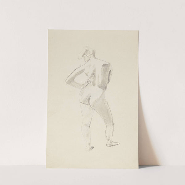 akt stojącej kobiety (1908) by Adolf Sternschuss