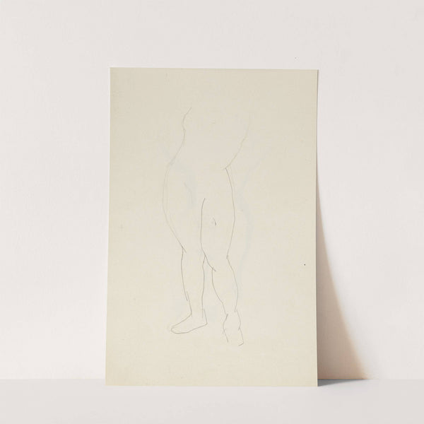 Akt stojącej kobiety (szkic) (1908) by Adolf Sternschuss