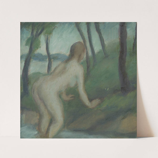 Akt v krajine (1919) by Gyula Derkovits