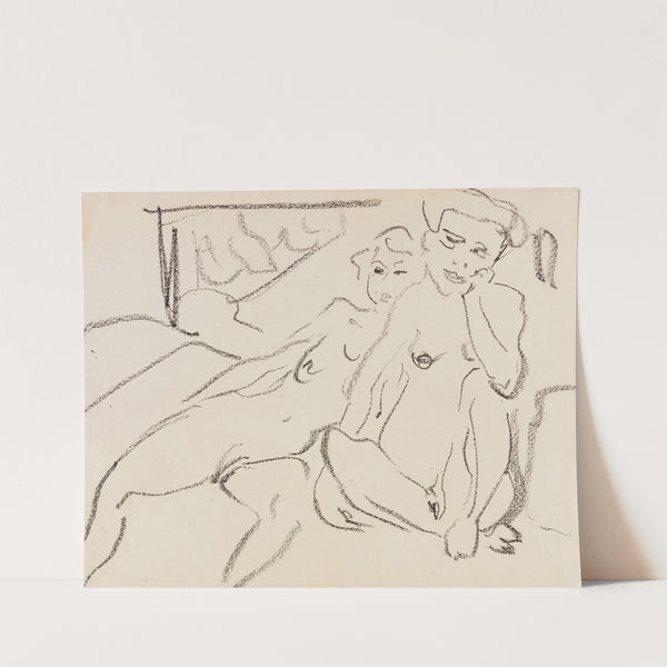 Akte im Atelier (1907) by Ernst Ludwig Kirchner