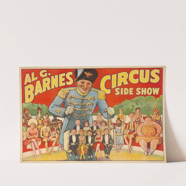 AL. G. Barnes Circus Side Show (1900) by Erie Litho Co.