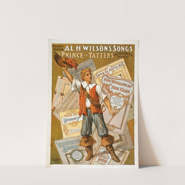 Al. H. Wilson’s songs in A prince of tatters (1903) by U.S. Lithograph Co.