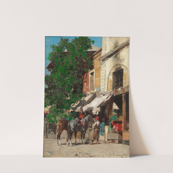 Al mercato, Istanbul (1881) by Alberto Pasini