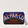 Al-Pak-Co Citrus Label (1930-1950)