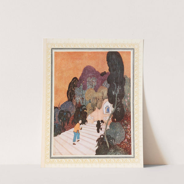 Aladdin finds the Magic Lamp (1914) by Edmund Dulac