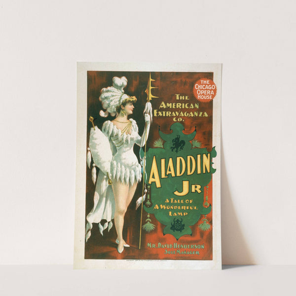 Aladdin Jr. a tale of a wonderful lamp. by Strobridge & Co. Lith.