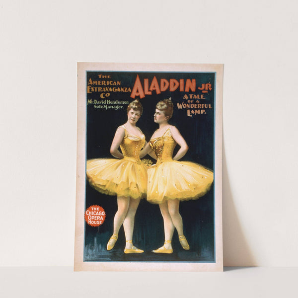 Aladdin Jr. a tale of a wonderful lamp. by Strobridge & Co. Lith.