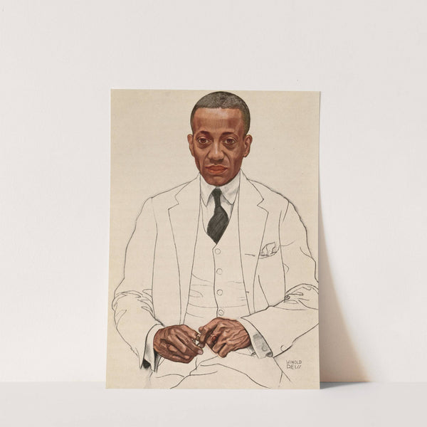Alain Locke by Winold Reiss