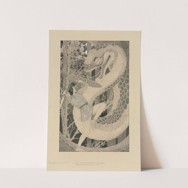 Alarums and Excursions (1899) by Maxfield Parrish