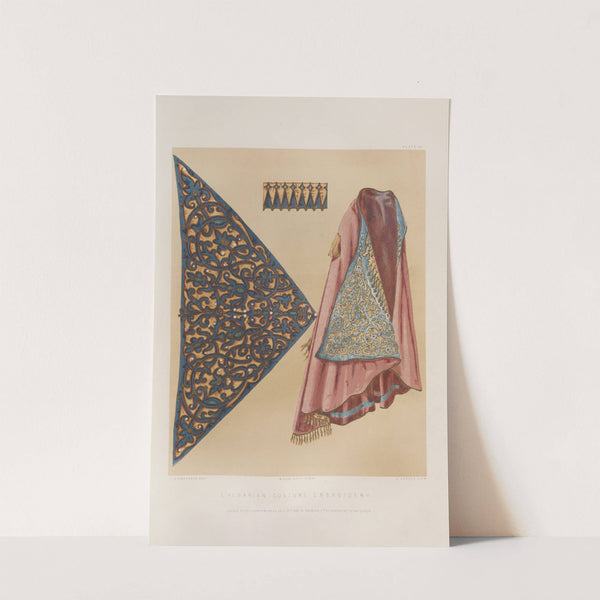 Albanian costume embroidery by Matthew Digby Wyatt