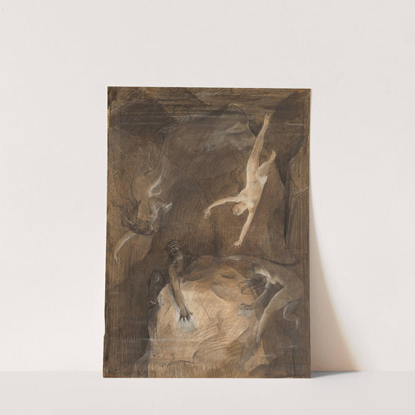 Alberich and the Rhinemaidens by Luc-Olivier Merson