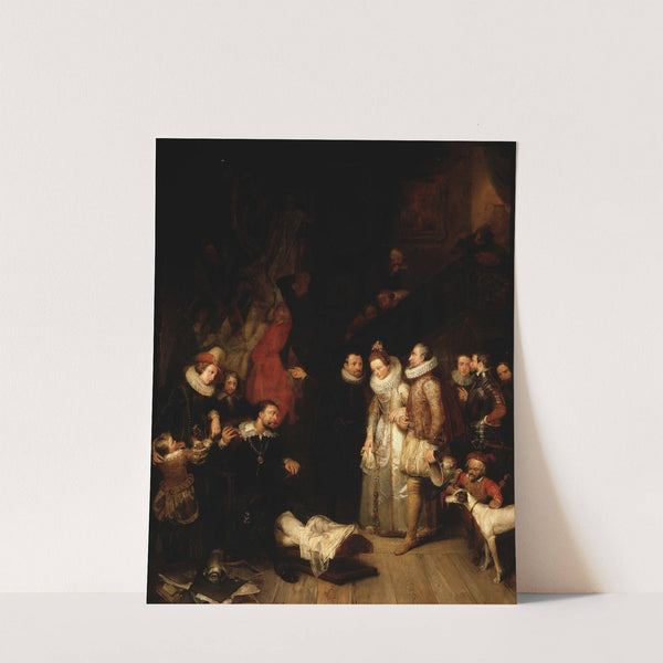 Albert and Isabella visit the studio of Peter Paul Rubens by Edouard Dujardin