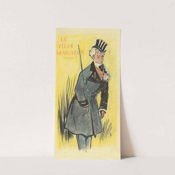 Albert Brasseur dans ”Le vieux marcheur’ de Henri Lavedan (1911) by Yves Marevéry