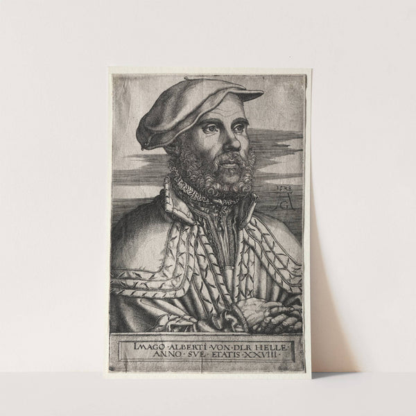 Albert van der Helle (1538) by Heinrich Aldegrever