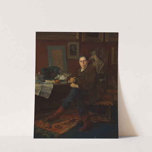 Albert Wolff in His Study by Jules Bastien-Lepage