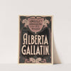 Alberta Gallatin (1903) by U.S. Lithograph Co.