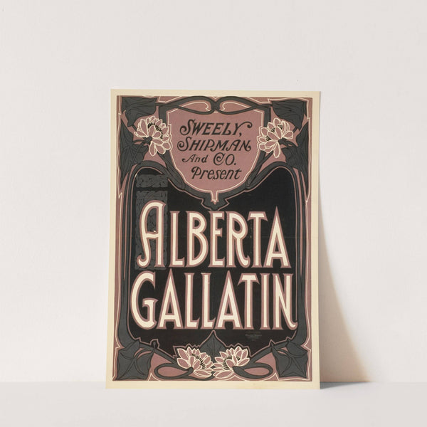 Alberta Gallatin (1903) by U.S. Lithograph Co.