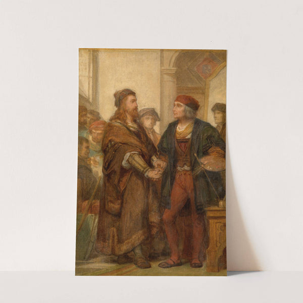 Albrecht Dürer Visiting Quinten Massijs by Nicaise De Keyser