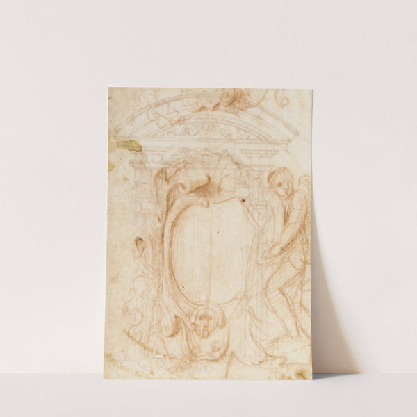 Album Containing Architectural, Ornament, and Figure Drawings by Giovanni Battista Mola