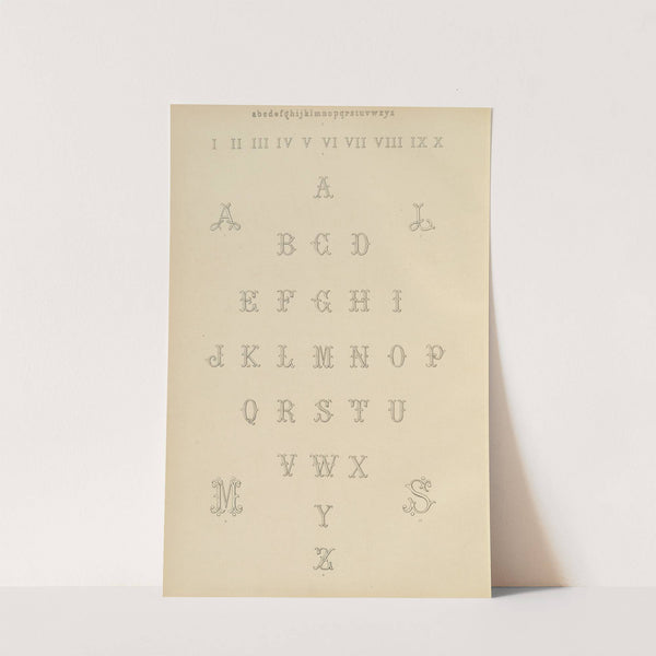 Album de chiffres & monogrammes couronnes de noblesse, françaises et etrangères Pl.002 by Ch Crouvezier